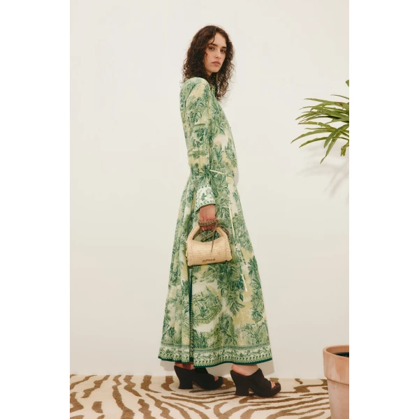 Alémais Green shirtdress