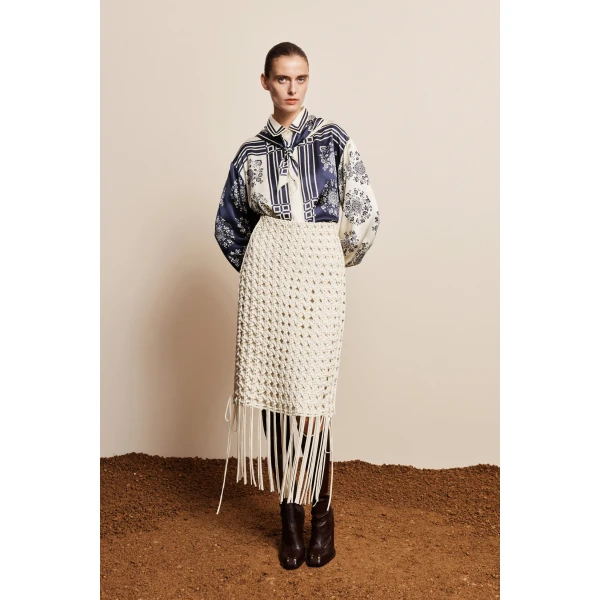 Alemais Weave Skirt, view 2