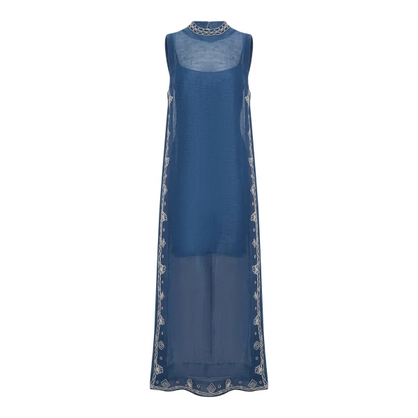 Alémais Yasmeen Embellished Midi Dress