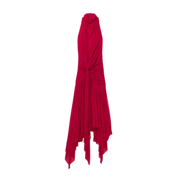 Alexander McQueen Asymmetric Draped Dress - Dresses - British Luxury Tailoring at Coveti