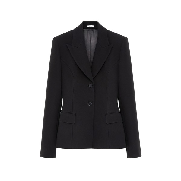 Alexander McQueen Bonded crepe Single-breasted Jacket - Jackets - British Luxury Tailoring at Coveti