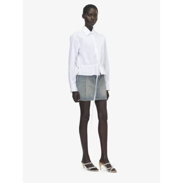 Alexander McQueen Drawstring Shirt - Tops - British Luxury Tailoring at Coveti