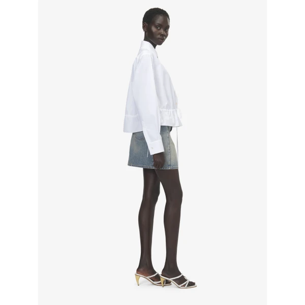 Alexander McQueen Drawstring Shirt - Tops - British Luxury Tailoring at Coveti