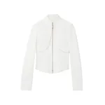 Alexander McQueen Floral Embroidery Leather Jacket - Jackets - British Luxury Tailoring at Coveti