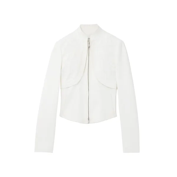 Alexander McQueen Floral Embroidery Leather Jacket - Jackets - British Luxury Tailoring at Coveti