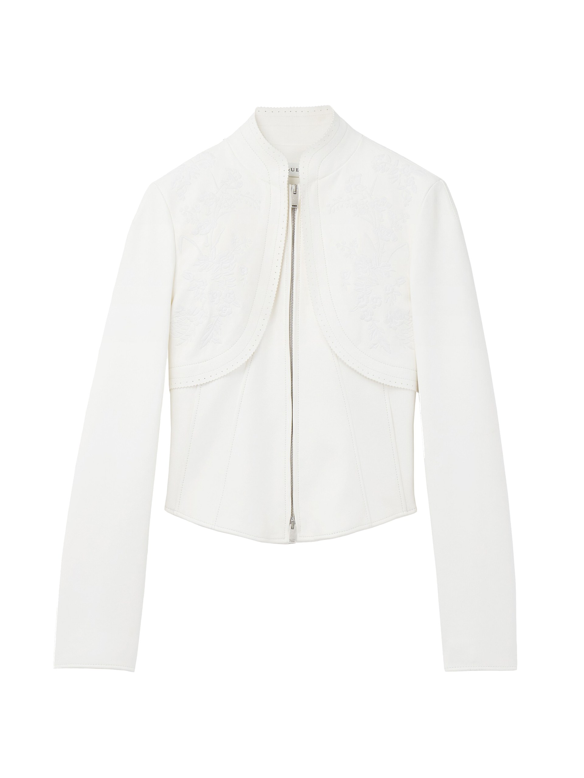 Alexander McQueen Floral Embroidery Leather Jacket - Jackets - British Luxury Tailoring at Coveti Alexander McQueen Floral Embroidery Leather Jacket - Jackets - British Luxury Tailoring at Coveti
