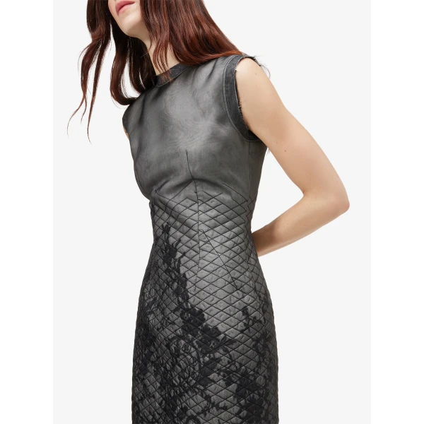 Alexander McQueen Floral Lace Shift Dress - Dresses - British Luxury Tailoring at Coveti