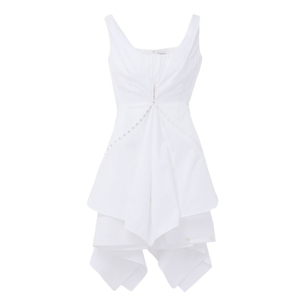 Alexander McQueen Gathered Mini Dress - Dresses - British Luxury Tailoring at Coveti