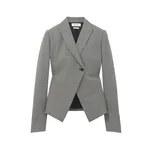 Alexander McQueen Gingham Check Cutaway Jacket - Jackets - British Luxury Tailoring at Coveti