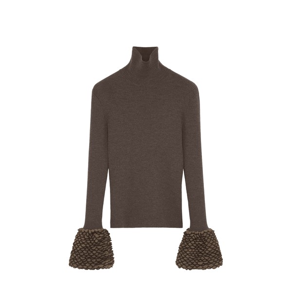 Alexander McQueen Knit Feathers Top - Knitwear - British Luxury Tailoring at Coveti
