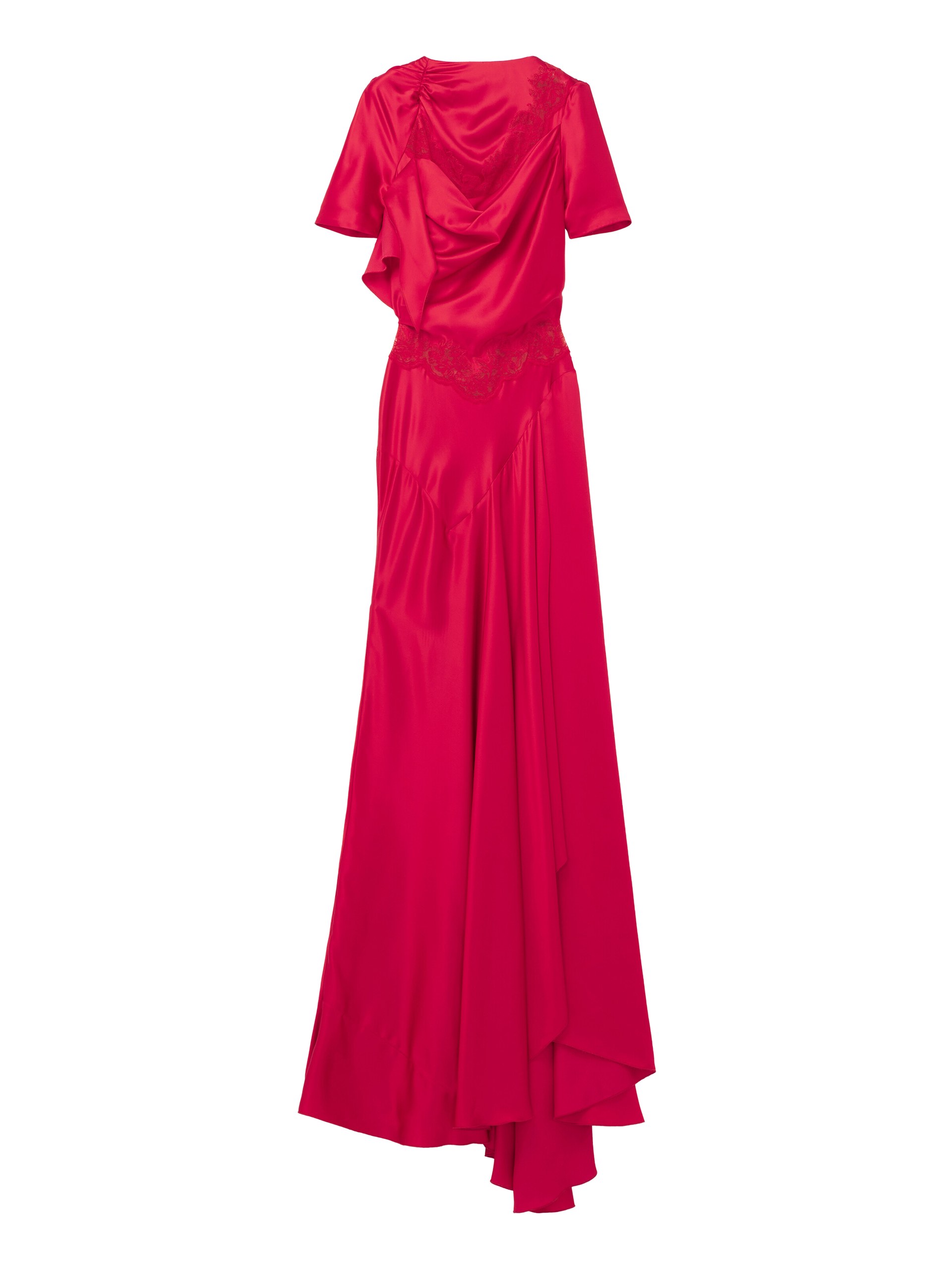 Alexander McQueen Lace Trim Evening Dress - Dresses - British Luxury Tailoring at Coveti Alexander McQueen Lace Trim Evening Dress - Dresses - British Luxury Tailoring at Coveti