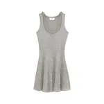 Alexander McQueen Metallic Knit Mini Dress - Dresses - British Luxury Tailoring at Coveti