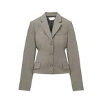 Alexander McQueen Peplum Single-breasted Jacket - Jackets - British Luxury Tailoring at Coveti