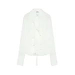 Alexander McQueen Ruffled Shirt - Tops - British Luxury Tailoring at Coveti
