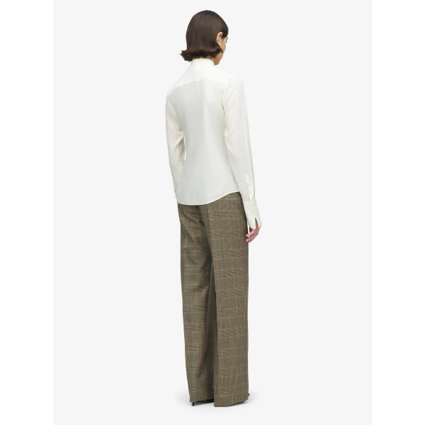 Alexander McQueen Ruffled Shirt - Tops - British Luxury Tailoring at Coveti