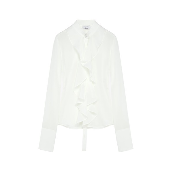 Alexander McQueen Ruffled Shirt - Tops - British Luxury Tailoring at Coveti