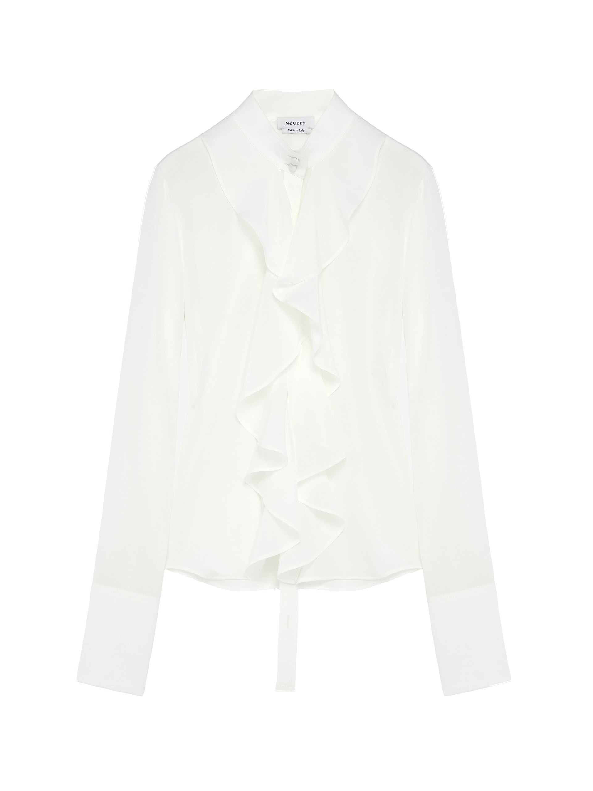 Alexander McQueen Ruffled Shirt - Tops - British Luxury Tailoring at Coveti Alexander McQueen Ruffled Shirt - Tops - British Luxury Tailoring at Coveti