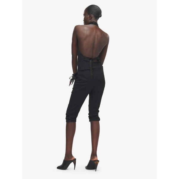 Alexander McQueen Tailored Capri Trousers - Pants - British Luxury Tailoring at Coveti