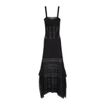 Alexander McQueen Viscose Knit Lace Dress - Dresses - British Luxury Tailoring at Coveti