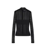 Alexander McQueen Viscose Knit Lace Top - Knitwear - British Luxury Tailoring at Coveti