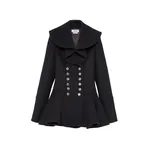 Alexander McQueen Waterfall Collar Coat - Coats - British Luxury Tailoring at Coveti