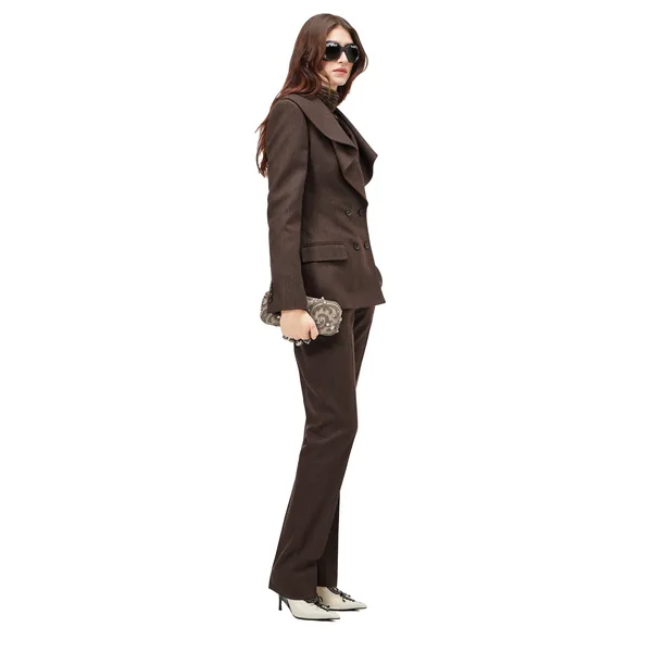 Alexander McQueen Waterfall Collar Double-breasted Jacket - Jackets - British Luxury Tailoring at Coveti