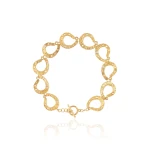 Alexandra Hakim Golden Horseshoe Necklace