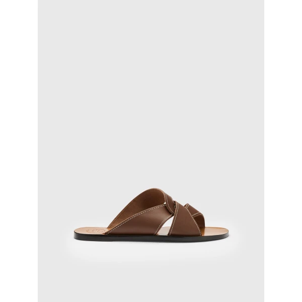 ATP Atelier Allai in Cannella Flat Sandals