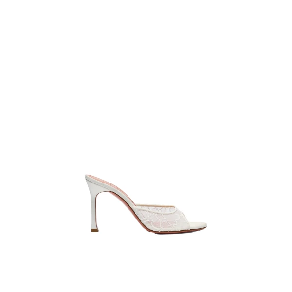 Alexa Lace Slipper 95 in Ivory Lace