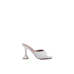 Amina Muaddi Lupita Slipper 95 in White Nappa