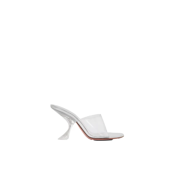 Taylor Glass Slipper 90 in Transparent PVC
