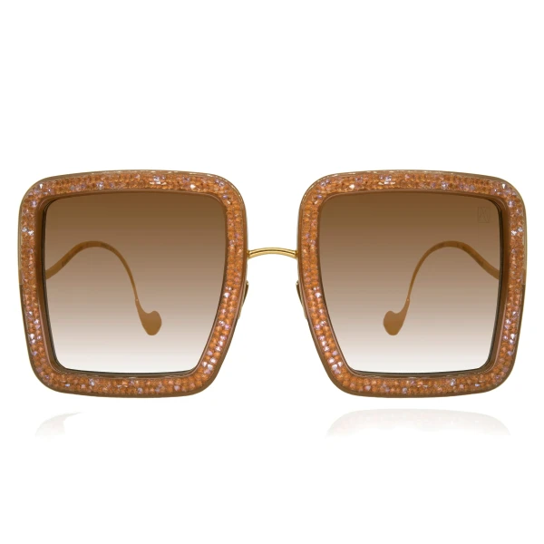 Anna-Karin Karlsson Beaming Sky Sunglasses in Amber
