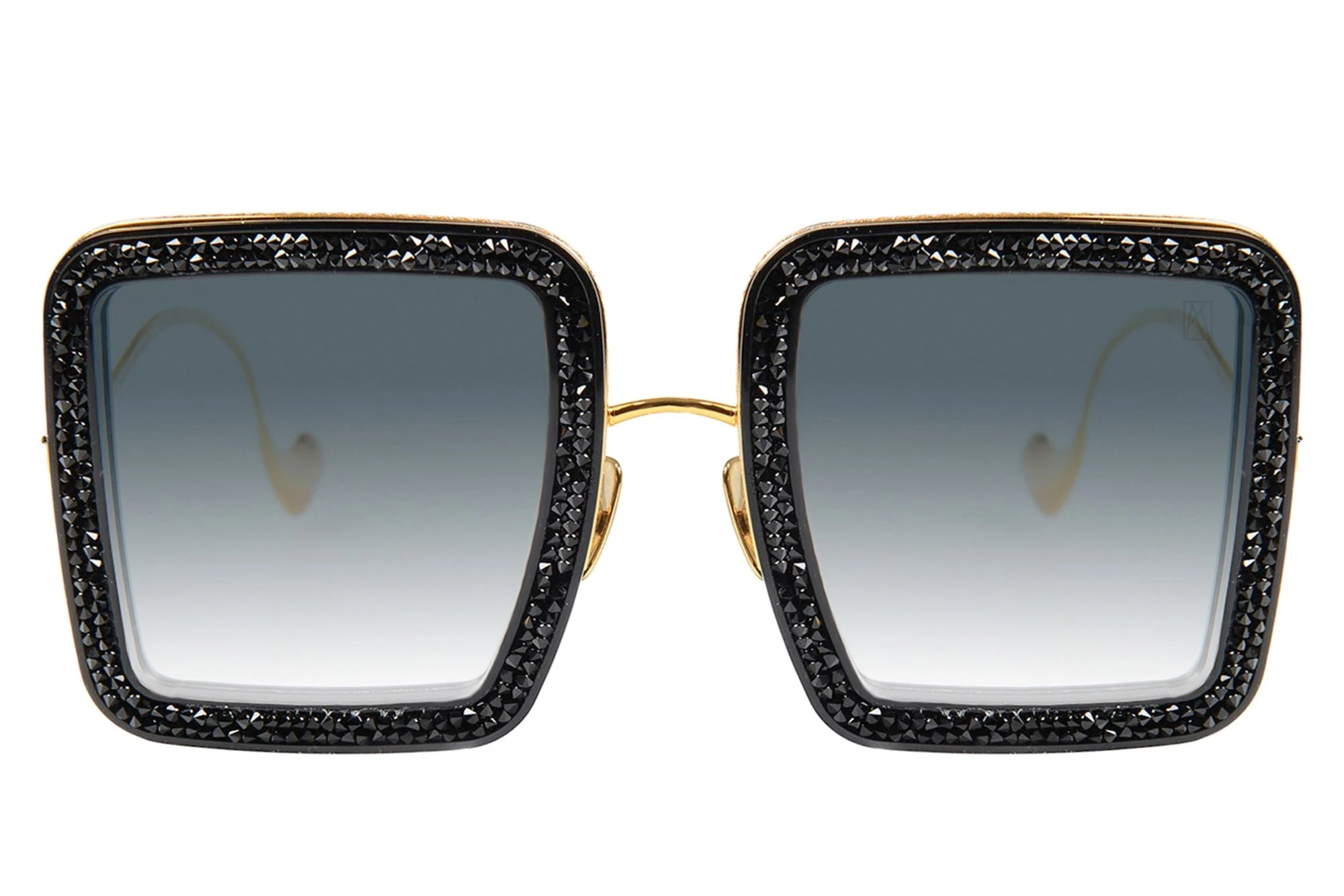 Beaming Sky Sunglasses in Black Crystal