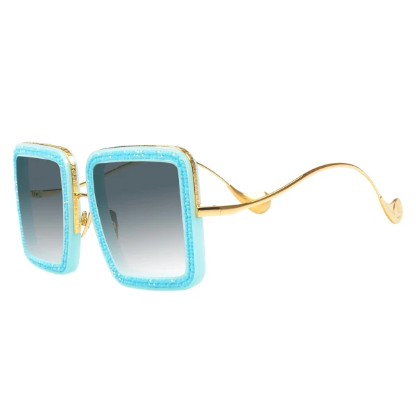 Beaming Sky Sunglasses in Turquoise - Image 2