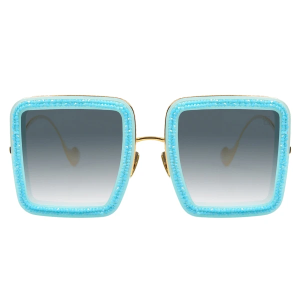 Anna-Karin Karlsson Beaming Sky Sunglasses in Turquoise