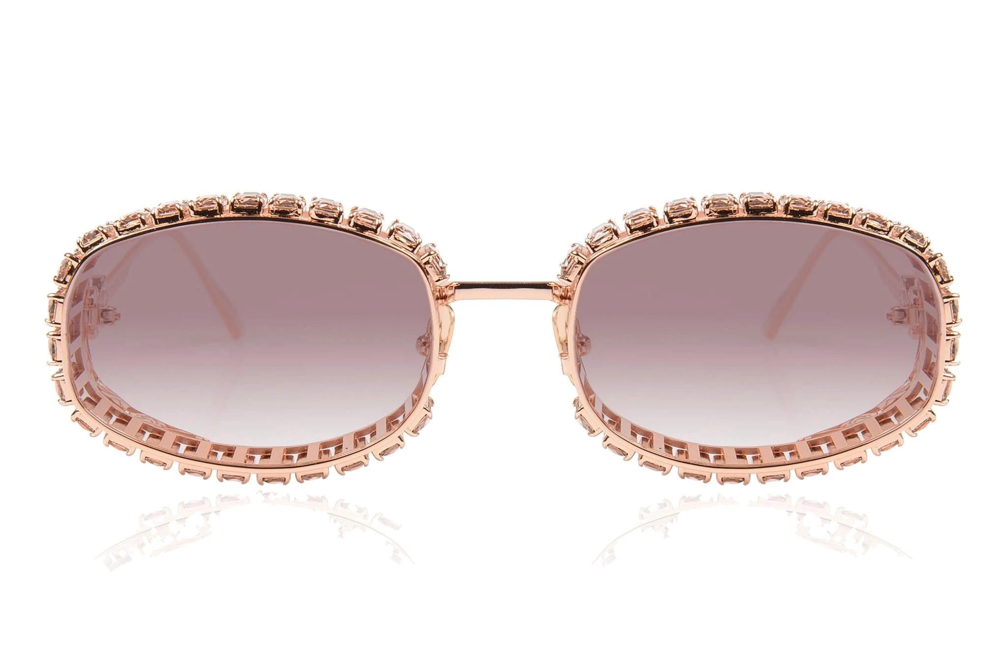 Billion $ Boo Sunglasses in Rose Gold