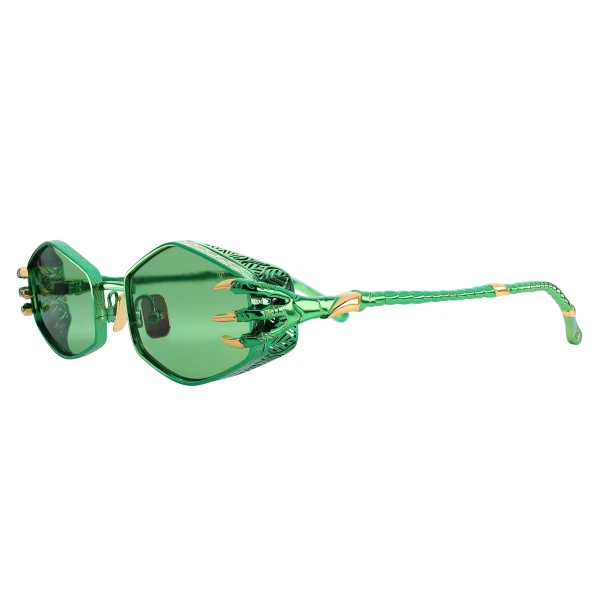 Claw Plume Sunglasses in Summer Green - Image 2