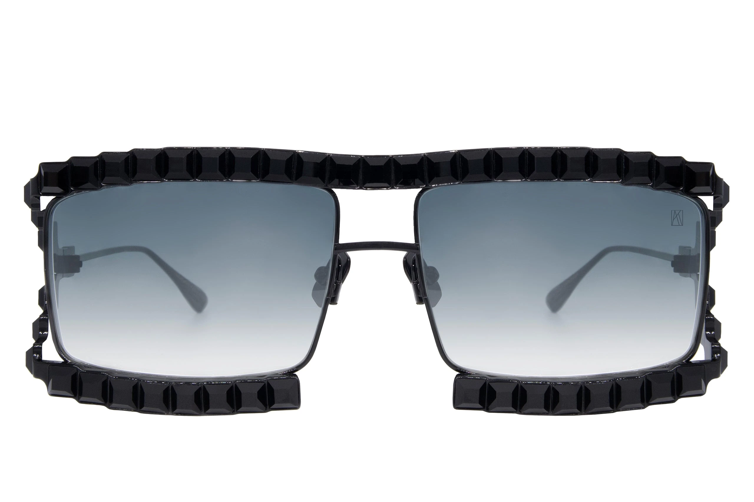 Crystal Boo Sunglasses in Black