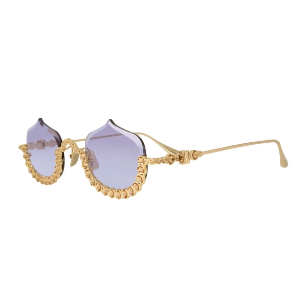 Crystal Meringue Sunglasses in Gold - Image 2