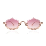 Anna-Karin Karlsson Crystal Meringue Sunglasses in Rose Gold