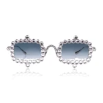 Anna-Karin Karlsson Crystal Mirage Sunglasses in White Gold
