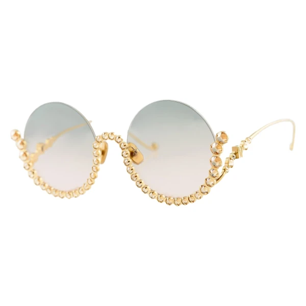 Full Moon Sunglasses in Gold Blush - Image 2