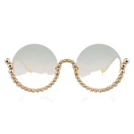 Anna-Karin Karlsson Full Moon Sunglasses in Gold Blush