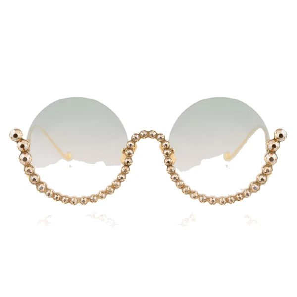 Anna-Karin Karlsson Full Moon Sunglasses in Gold Blush