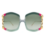 Anna-Karin Karlsson La Vie en Rose Sunglasses in Green