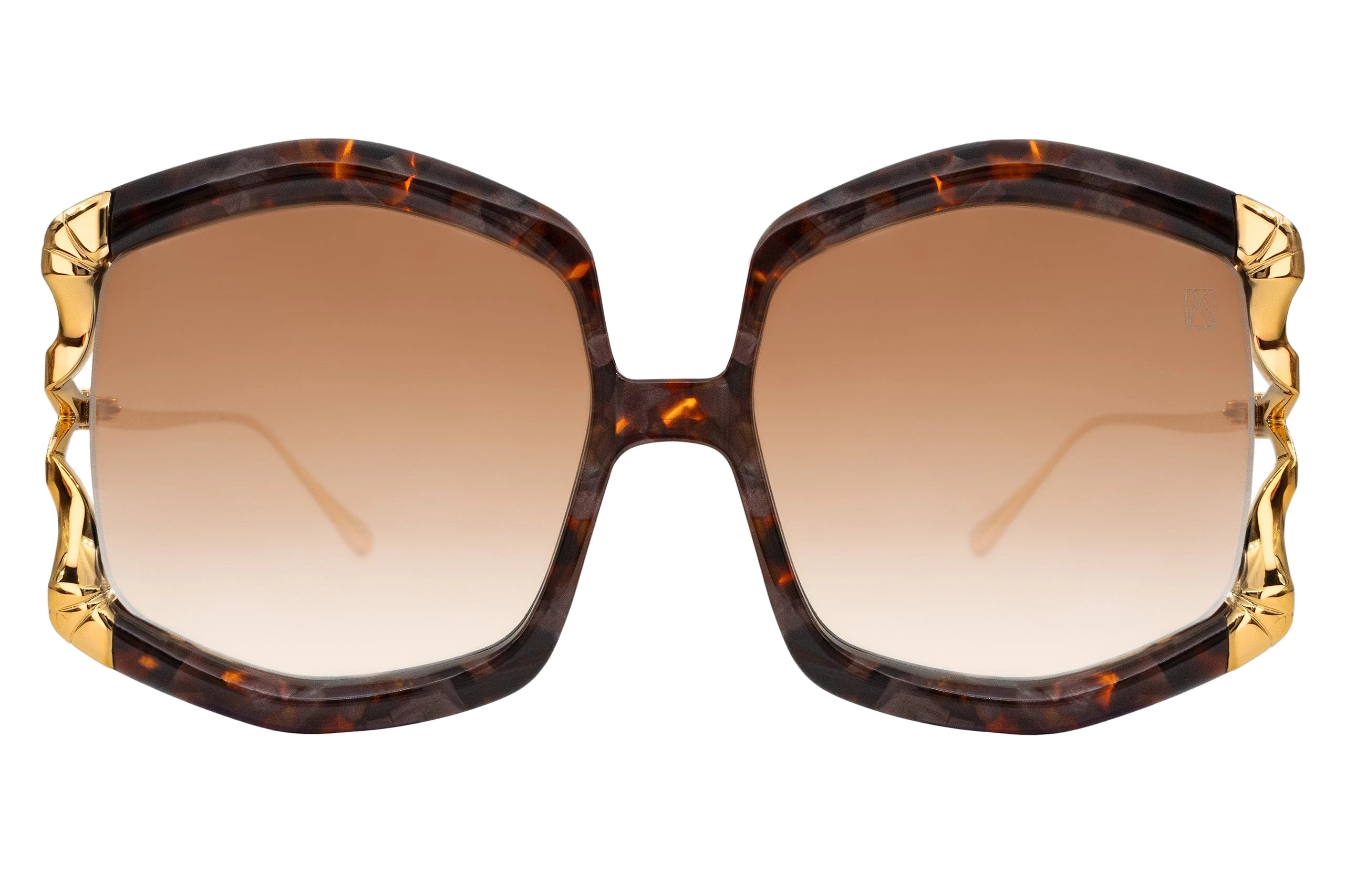 La Vie en Rose Sunglasses in Honey Tortoise
