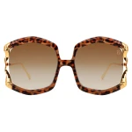 Anna-Karin Karlsson La Vie en Rose Sunglasses in Leopard