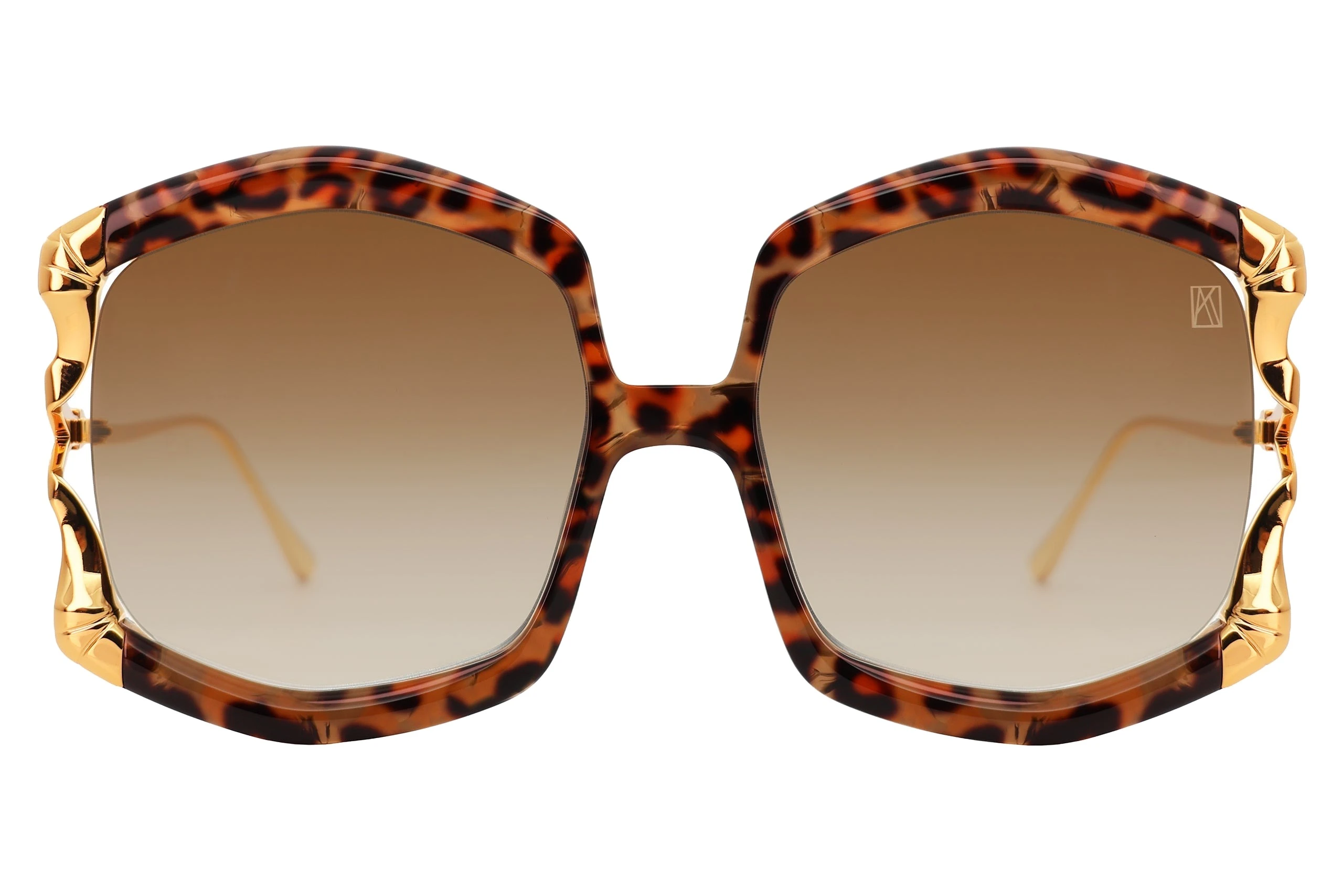 La Vie en Rose Sunglasses in Leopard