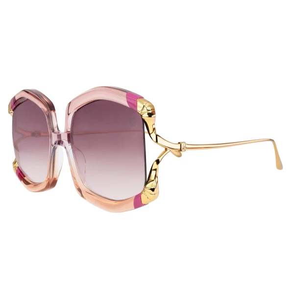 La Vie en Rose Sunglasses in Pink - Image 2