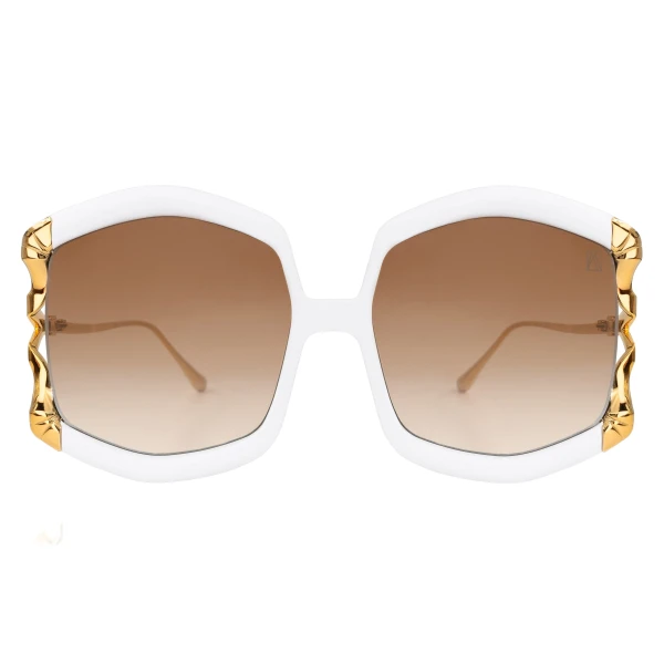 Anna-Karin Karlsson La Vie en Rose Sunglasses in White